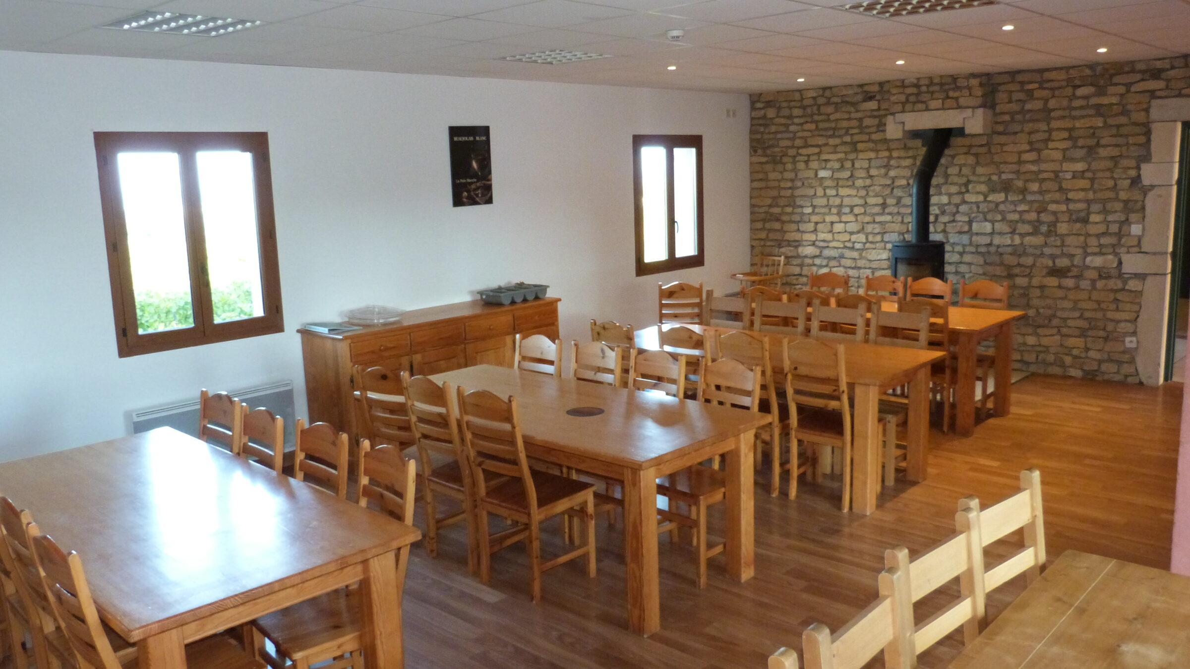 Espace de vie du gîte